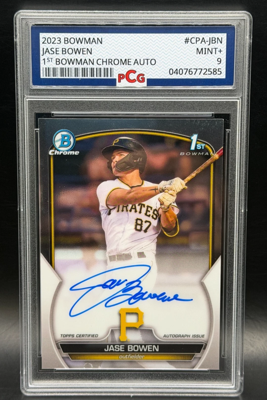 2023 Bowman Chrome Jase Bowen Auto — PCG 9