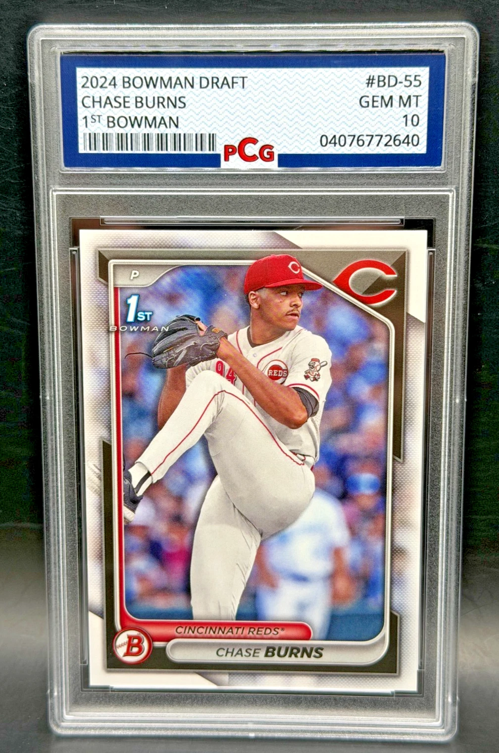 2024 Bowman Draft Chase Burns — PCG 10