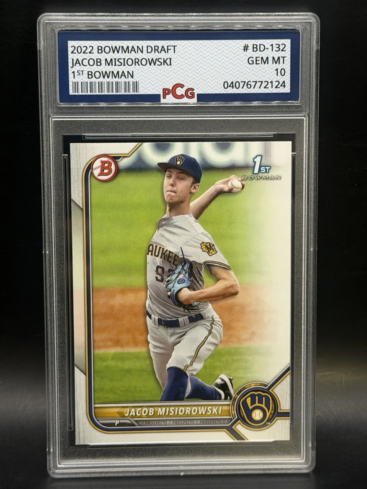 2022 Bowman Draft Jacob Misiorowski 1st Bowman — PCG 10