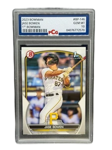 A PCG-graded baseball card slab